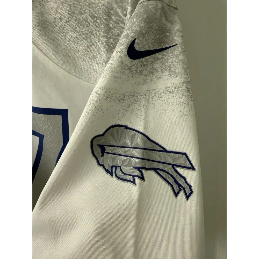 Josh Allen Buffalo Bills Nike 2025 Rivalries Game Cold Front Jersey Youth XL